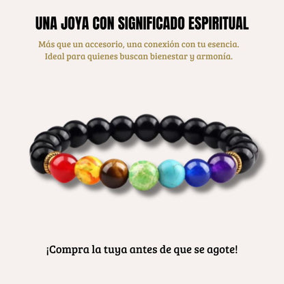 Pulsera Onyx de los 7 Chakras